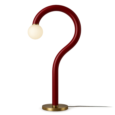 lamp question mark